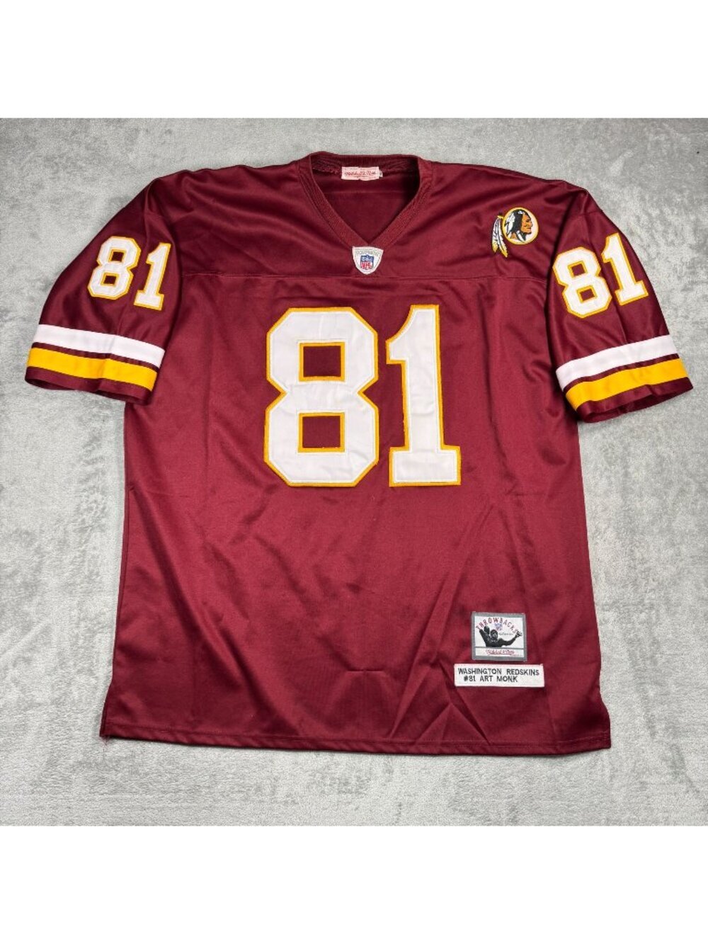 Art Monk Washington Redskins Throwback Jersey Mens 56 Mitchell & Ness Stitched